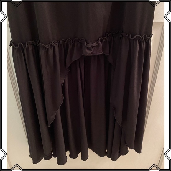 Bongo Black Hi/Lo Hem Halter Dress - Picture 3 of 8